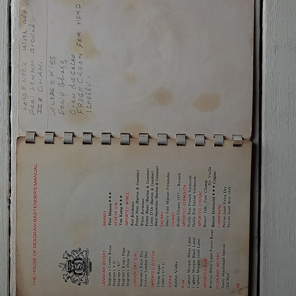 Vintage Seagram's bartender manual - Picture 3 of 7
